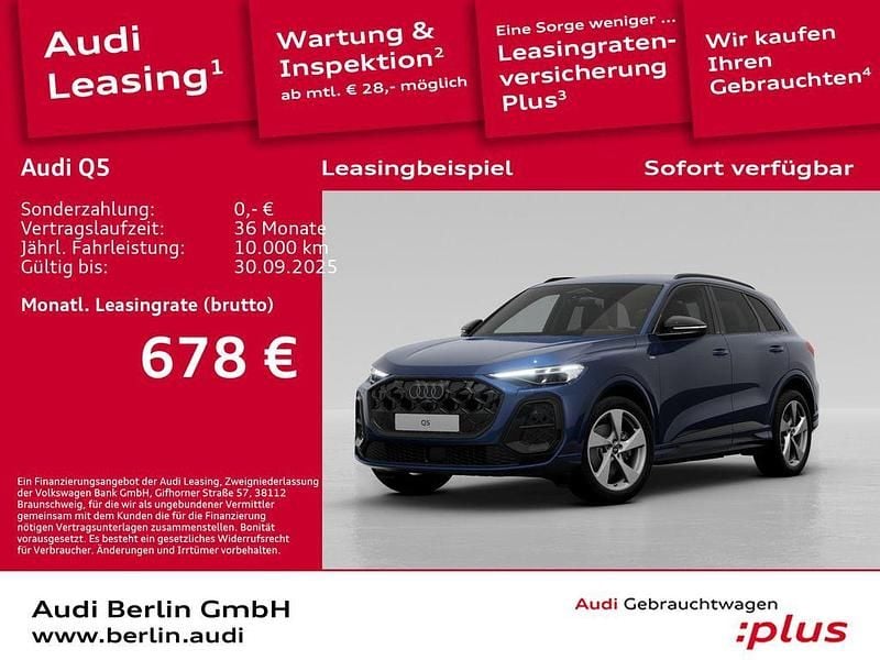 Navarrablau metallic Gebraucht 2025 Audi Q5 Ambiente SUV | 60.500 € - Bild 1/3