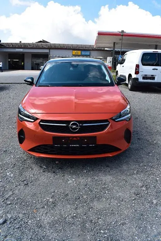 Gebraucht Opel Corsa-e Edition 100 kW (136 PS) 2022 Orange fizz/spicy orange Kleinwagen