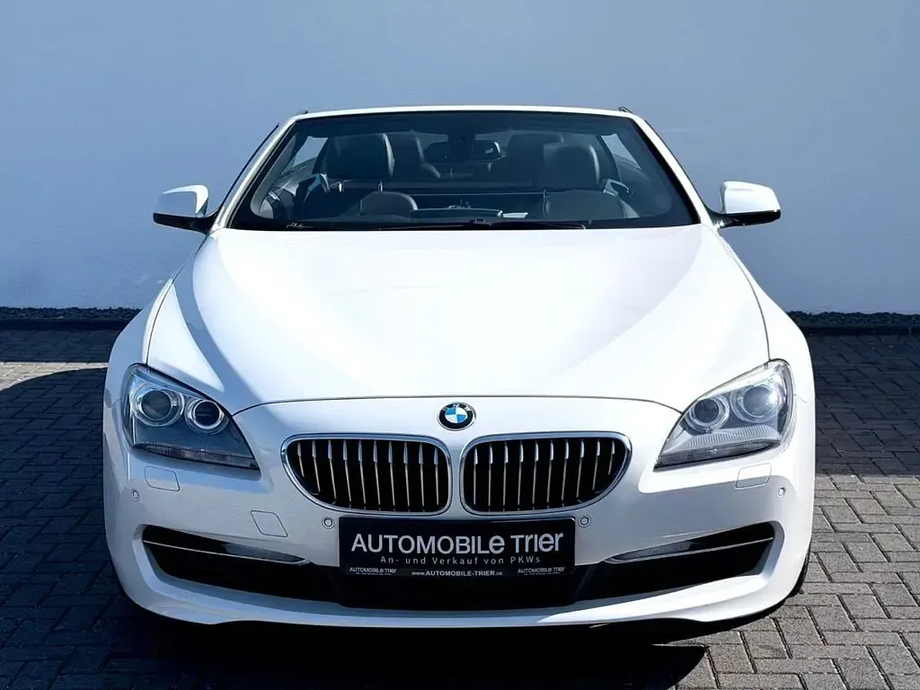 Gebraucht BMW 640 Cabriolet Sport Line 313 PS (230 kW) 2014 Weiß Cabrio