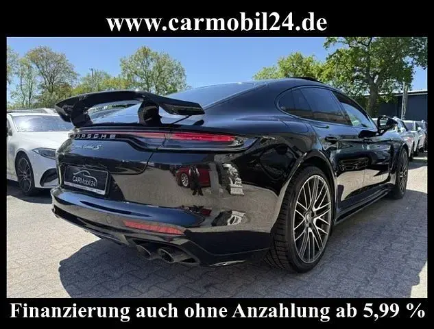 Gebraucht Porsche Panamera Turbo S 700 PS (514 kW) 2021 Tiefschwarzmetallic Kleinwagen