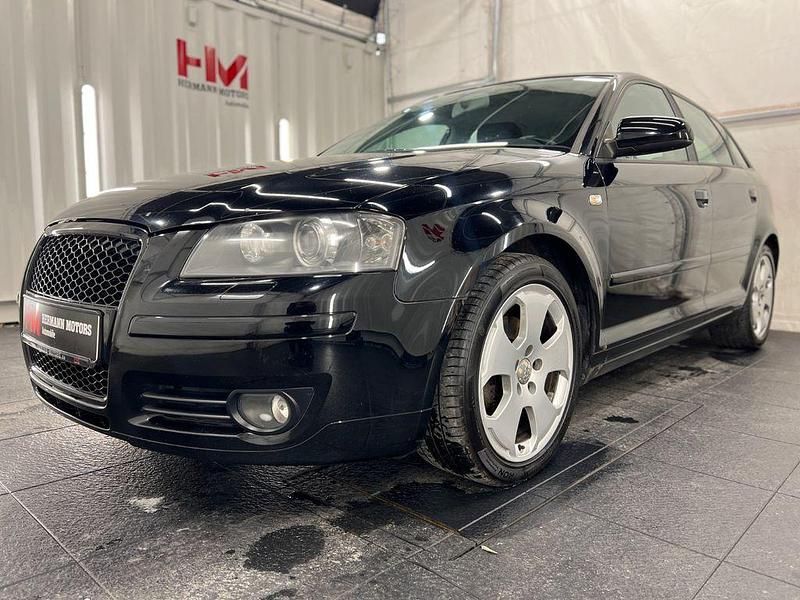 Schwarz Gebraucht 2007 Audi A3 Sportback Ambition Kleinwagen | 2.447 € (Superpreis) - Bild 1/4