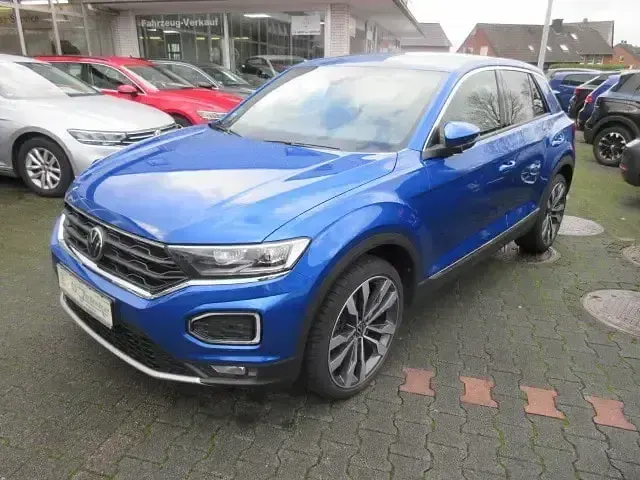 Gebraucht VW T-Roc Sportline 150 PS (110 kW) 2021 Ravennablau (metallic) SUV