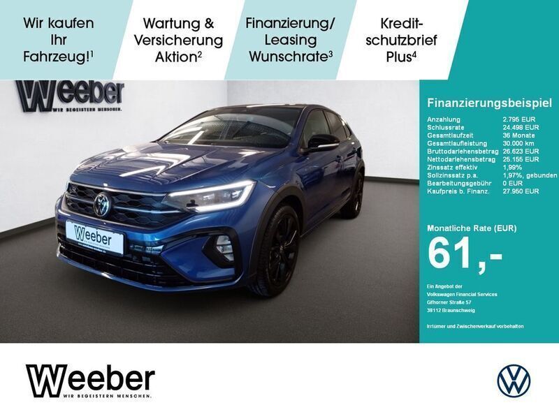 Blau Gebraucht 2024 VW Taigo R-line SUV | 28.290 € (Fairer Preis) - Bild 1/4