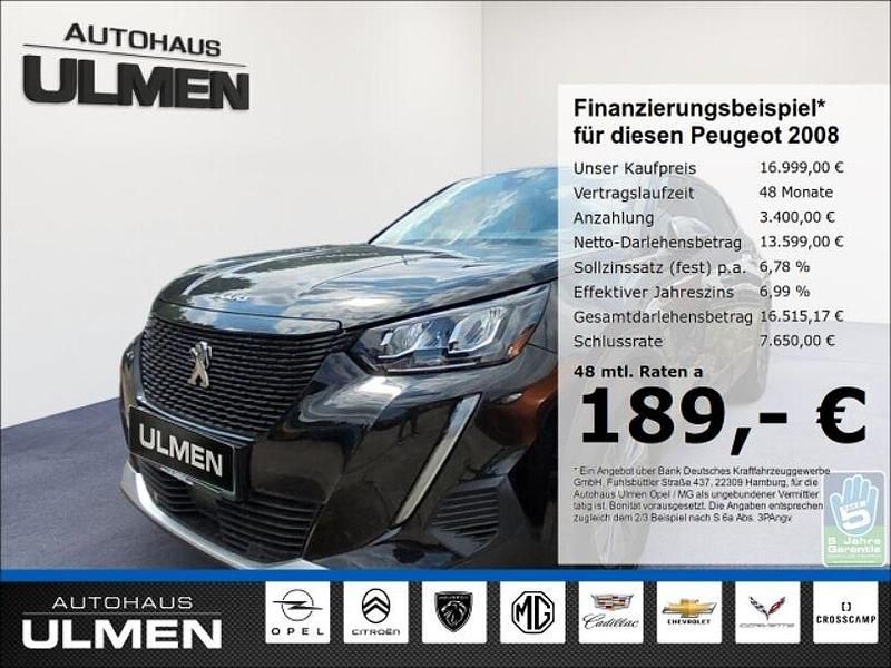Schwarz Gebraucht 2022 Peugeot e-2008 Active SUV | 16.899 € (Guter Preis) - Bild 1/4