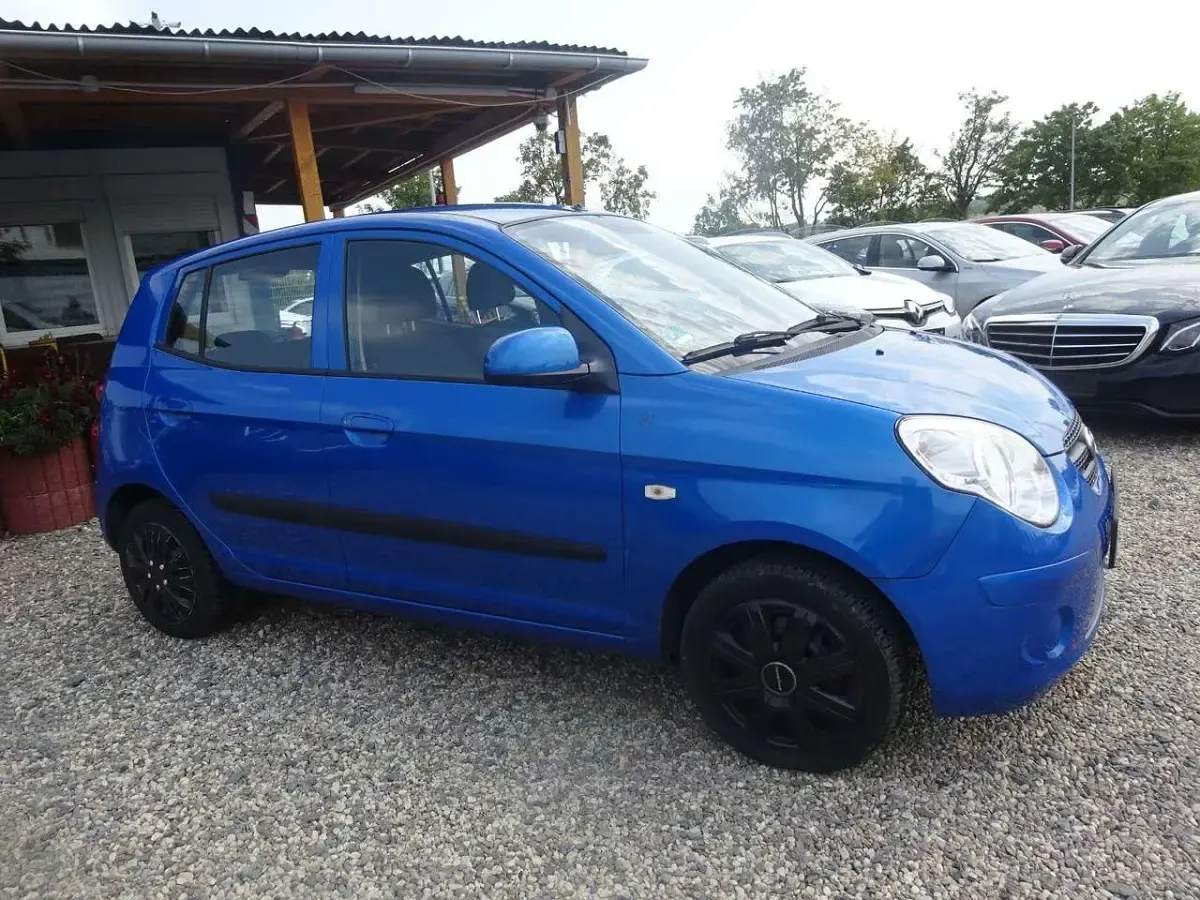 Gebraucht Kia Picanto Attract 65 PS (47 kW) 2009 Cool blue Kleinwagen