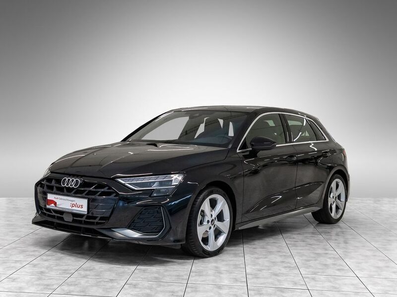 Schwarz Gebraucht 2024 Audi A3 Sportback S-Line Limousine | 36.920 € (Fairer Preis) - Bild 1/4