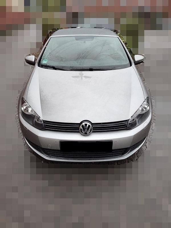 Silber Gebraucht 2015 VW Golf Cabriolet Cabrio | 8.799 € (Superpreis) - Bild 1/4