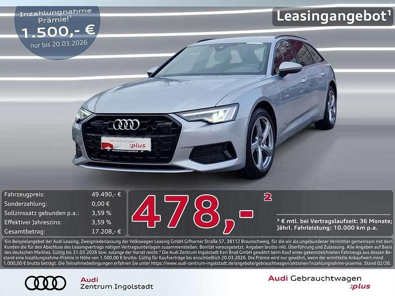 Gebraucht Audi A6 Advanced 245 PS (180 kW) 2025 Silber metallic Kombi