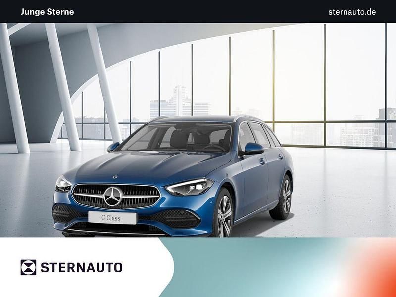 Metalliclack spektralblau Gebraucht 2022 Mercedes C200 Avantgarde Kombi | 27.990 € (Fairer Preis) - Bild 1/4