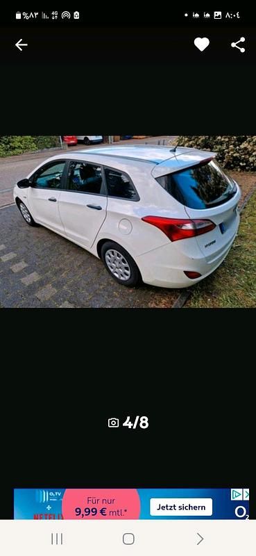 Gebraucht Hyundai i30 109 PS (80 kW) 2013 Weiß Kombi