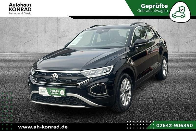 Schwarz Gebraucht 2022 VW T-Roc Life SUV | 19.990 € (Fairer Preis) - Bild 1/4