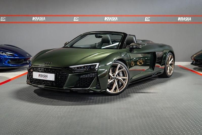 Grün Gebraucht 2022 Audi R8 Spyder Performance Cabrio | 169.950 € (Fairer Preis) - Bild 1/4