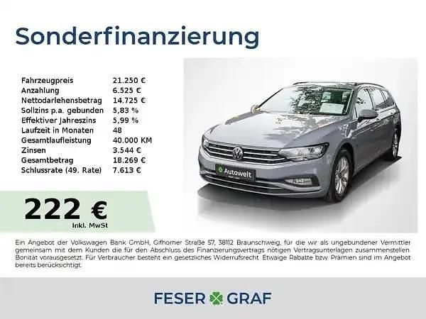 Mondsteingrau Gebraucht 2022 VW Passat Kombi | 20.250 € (Guter Preis) - Bild 1/4