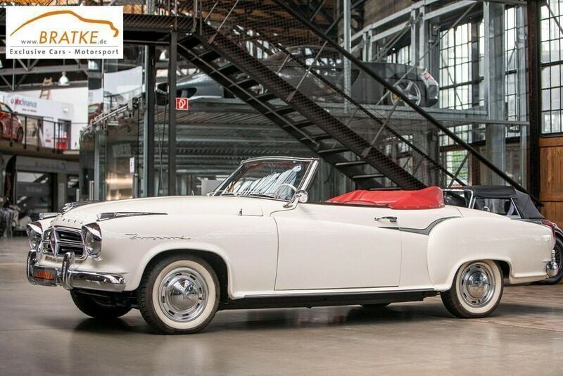 Elfenbein weiss Gebraucht 1959 Borgward Isabella Cabrio | 94.959 € - Bild 1/4