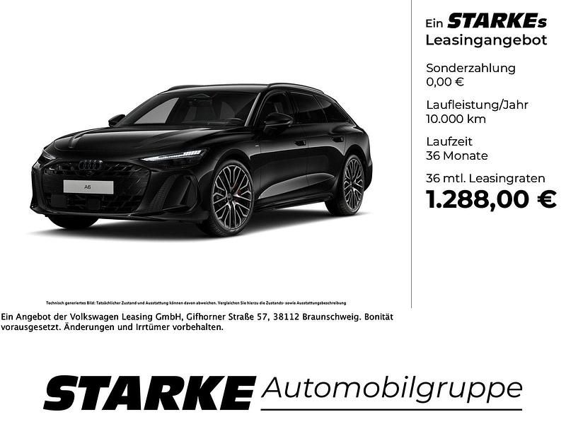 Neu Audi A6 S-Line 252 PS (185 kW) 2025 Schwarz Kombi