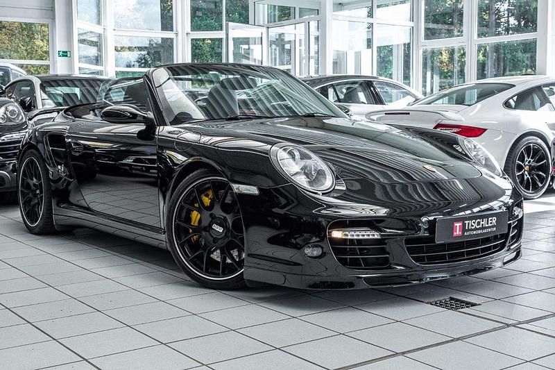 Schwarz Gebraucht 2008 Porsche 997 Turbo Cabrio | 89.880 € - Bild 1/4