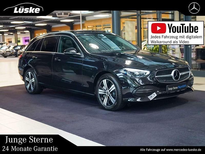 Obsidianschwarz Gebraucht 2024 Mercedes C300e Avantgarde Kombi | 48.900 € (Etwas zu teuer) - Bild 1/4