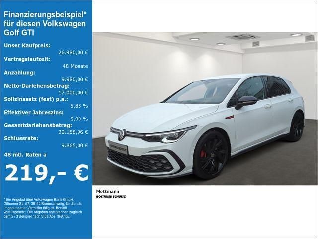 Weiß Gebraucht 2022 VW Golf VIII GTI Limousine | 25.990 € (Superpreis) - Bild 1/4