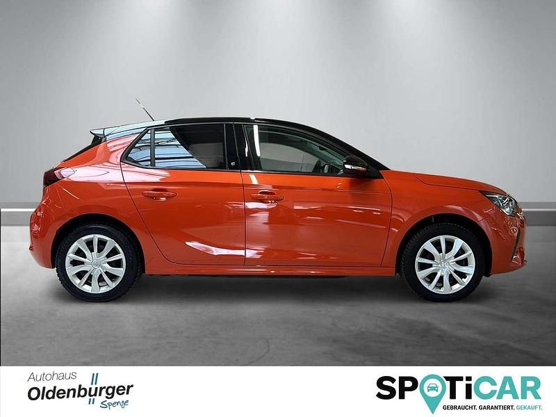 Gebraucht Opel Corsa-e Edition 100 kW (136 PS) 2022 Powerorange / dach schwarz Kleinwagen