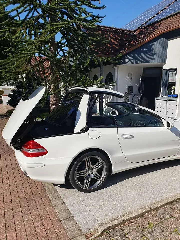Gebraucht Mercedes SL500 506 PS (372 kW) 2002 Weiß Cabrio