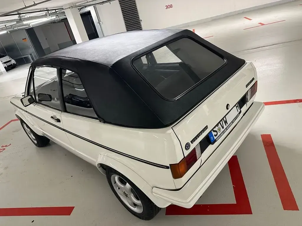 Gebraucht VW Golf Cabriolet 90 PS (66 kW) 1986 Weiß Cabrio
