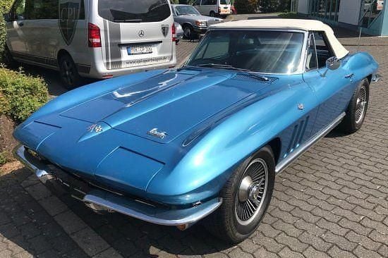Gebraucht Corvette Stingray 352 PS (258 kW) 1966 Blau Cabrio