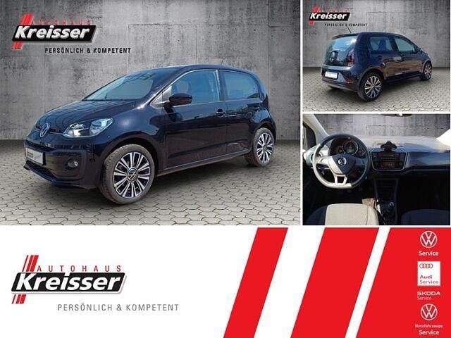 Gebraucht VW up! 65 PS (47 kW) 2022 Schwarz (deep black perleffekt) Kleinwagen
