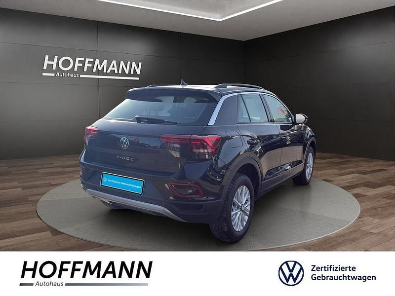 Gebraucht VW T-Roc Life 110 PS (80 kW) 2022 Schwarz SUV