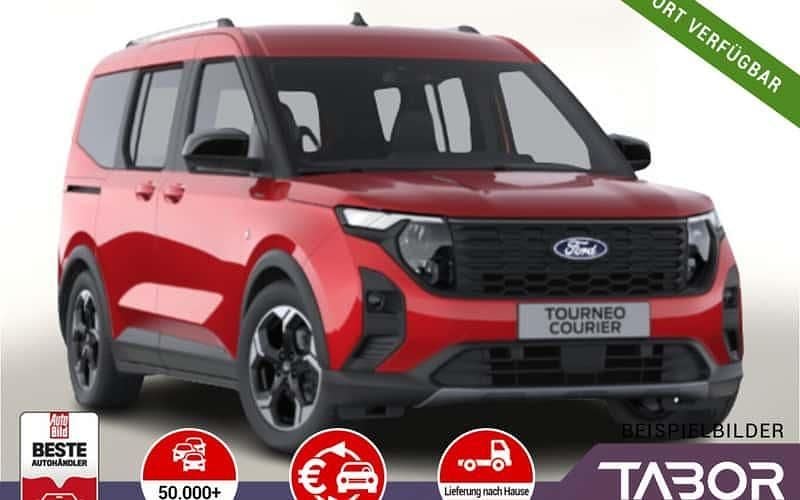 Rot Neu 2025 Ford Tourneo Courier Active Van / Kleinbus | 26.488 € (Guter Preis) - Bild 1/4