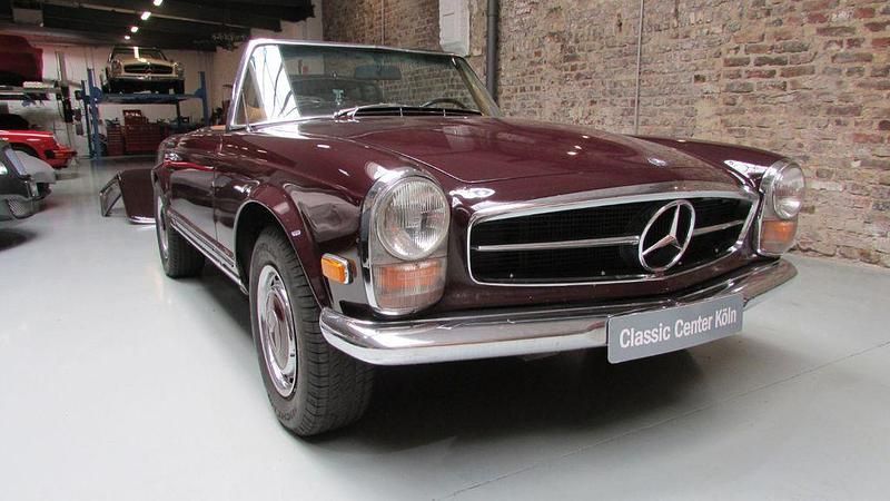 Rot Gebraucht 1969 Mercedes SL280 Cabrio | 88.280 € - Bild 1/4