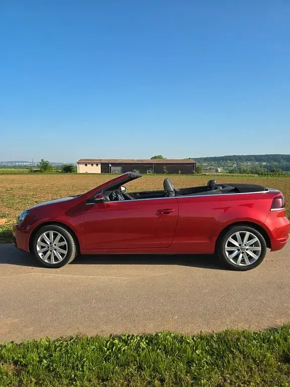 Brugt VW Golf Cabriolet 122 HK (89 kW) 2013 Rød Cabriolet
