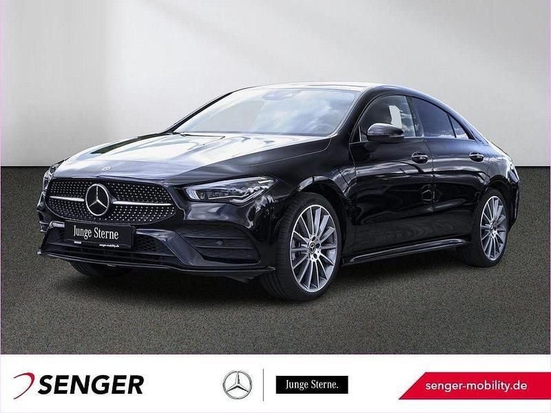 Unilack nachtschwarz Gebraucht 2021 Mercedes CLA250e AMG Limousine | 30.380 € (Fairer Preis) - Bild 1/3