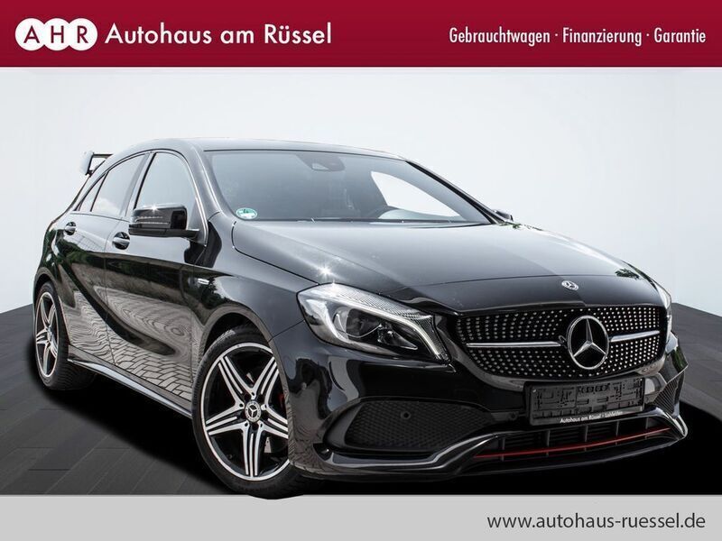Schwarz Gebraucht 2017 Mercedes A250 AMG line Limousine | 23.390 € (Fairer Preis) - Bild 1/4