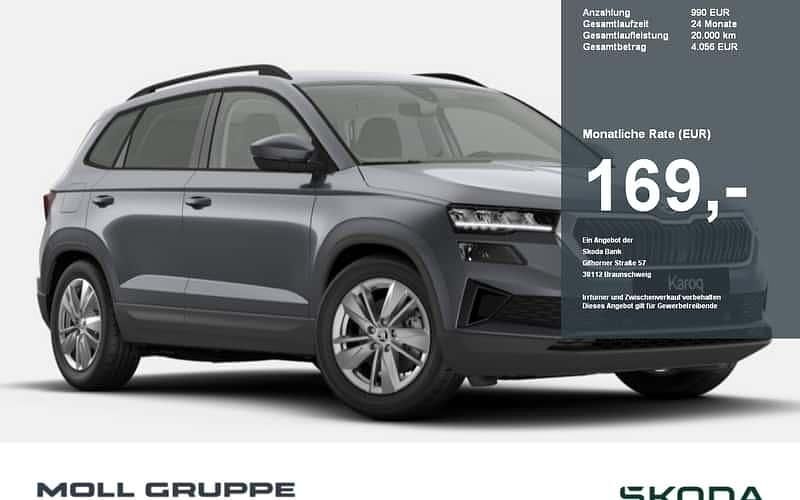Grau Neu 2025 Skoda Karoq Selection SUV | 39.290 € (Teuer) - Bild 1/2