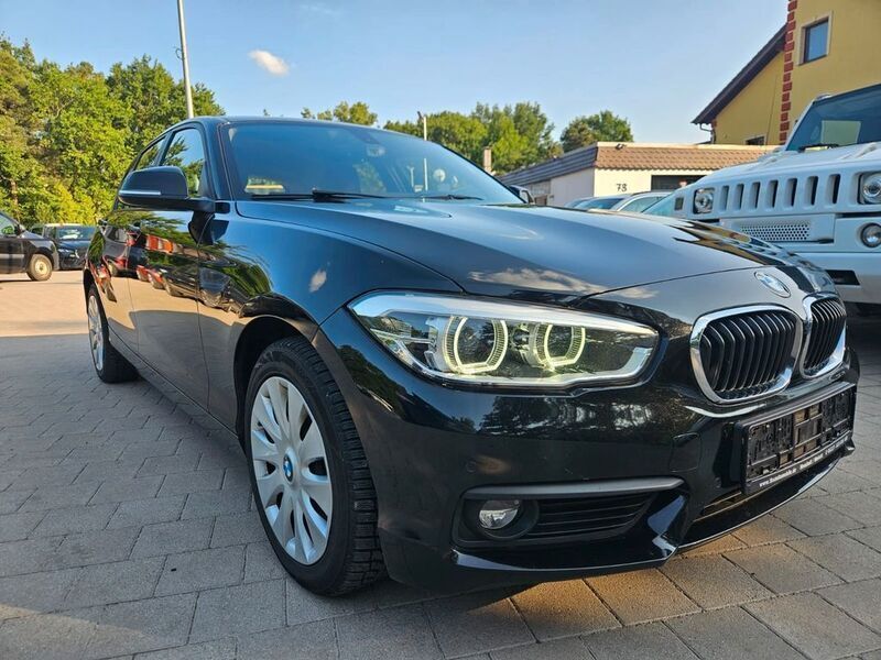 Schwarz Gebraucht 2018 BMW 116 Advantage Kleinwagen | 10.450 € (Fairer Preis) - Bild 1/4