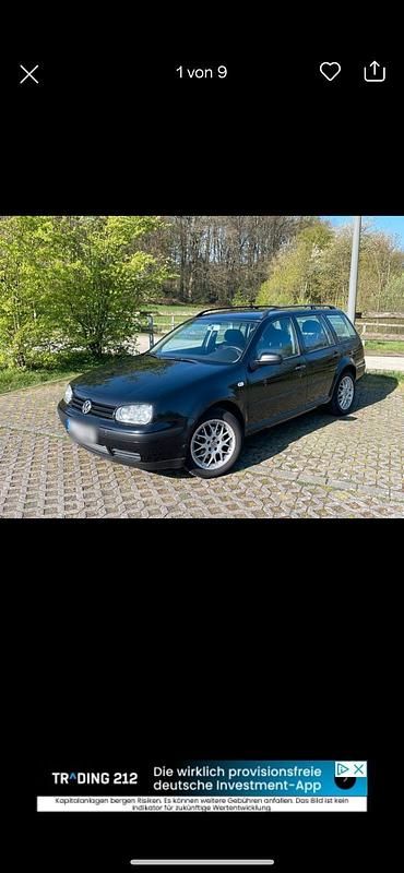 Blau Gebraucht 2002 VW Golf IV Kombi | 799 € (Fairer Preis) - Bild 1/4