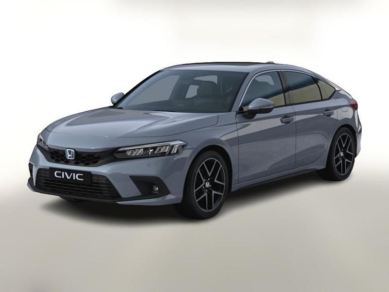 Premium crystal blue metallic Neu 2025 Honda Civic Advance Limousine | 37.531 € (Fairer Preis) - Bild 1/4