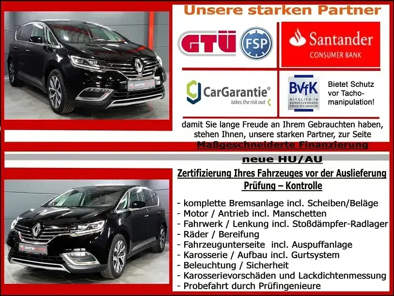 Używany Renault Espace 160 KM (117 kW) 2017 Czarny Minivan