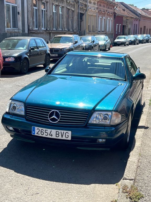 Gebraucht Mercedes SL320 231 PS (169 kW) 1996 Grün Cabrio