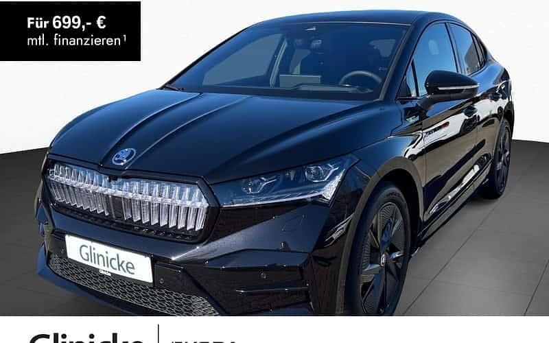 Schwarz Gebraucht 2025 Skoda Enyaq iV RS SUV | 49.990 € (Superpreis) - Bild 1/4