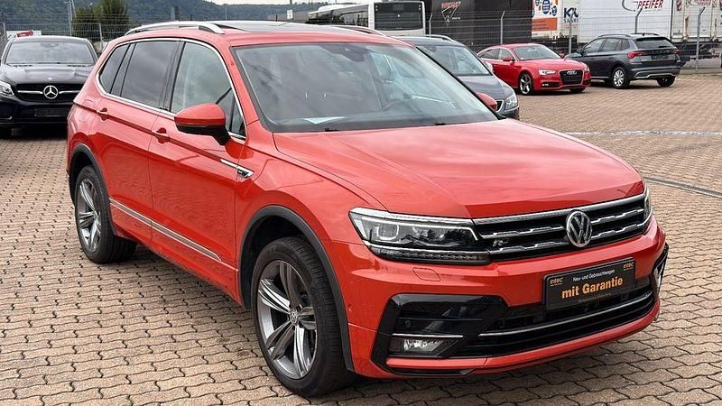 Orange Gebraucht 2021 VW Tiguan Allspace Highline SUV | 24.999 € (Guter Preis) - Bild 1/4