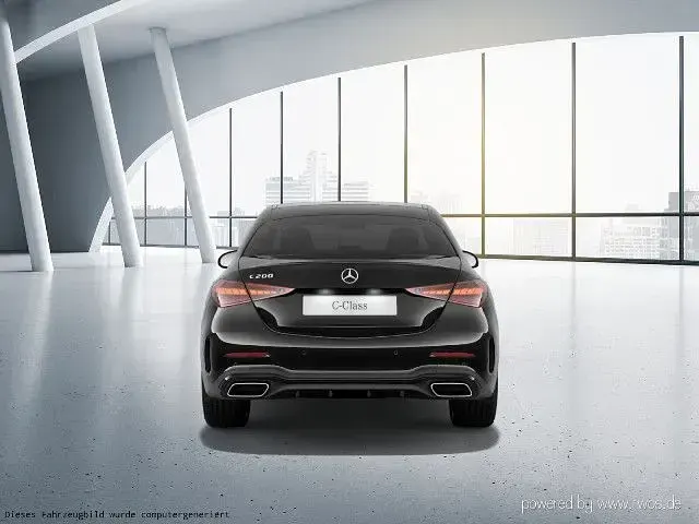 Gebraucht Mercedes C200 AMG 204 PS (150 kW) 2025 Unilack schwarz Limousine