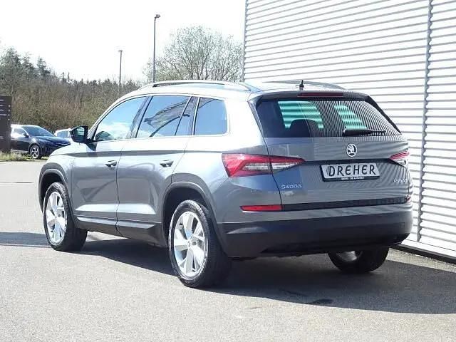 Gebraucht Skoda Kodiaq Soleil 150 PS (110 kW) 2019 Platinumgrau metallic SUV