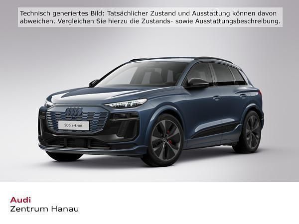 Blau (plasmablau metallic) Gebraucht 2025 Audi SQ6 e-tron Ambiente SUV | 82.950 € (Fairer Preis) - Bild 1/4