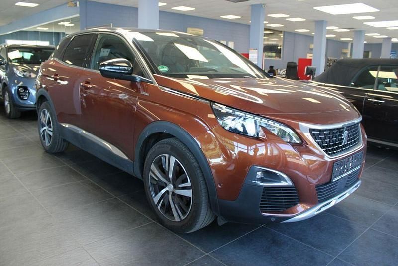 Braun Gebraucht 2019 Peugeot 3008 GT-line SUV | 18.980 € (Fairer Preis) - Bild 1/4