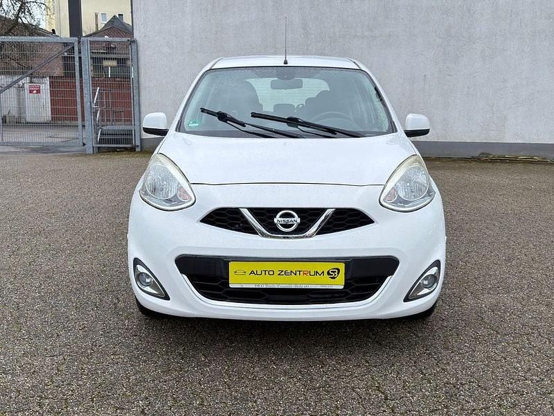 Weiß Gebraucht 2015 Nissan Micra Acenta Limousine | 5.990 € (Fairer Preis) - Bild 1/4
