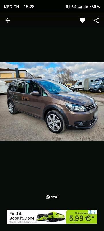 Gebraucht VW Touran 140 PS (102 kW) 2011 Braun Van / Kleinbus