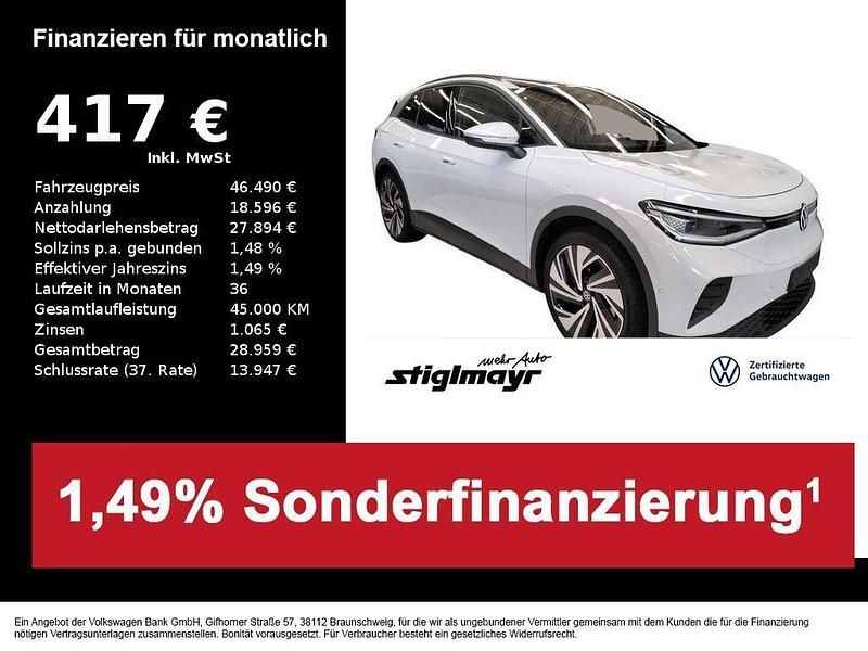 Gletscherweiß Gebraucht 2025 VW ID.4 Pro SUV | 46.490 € (Etwas zu teuer) - Bild 1/1