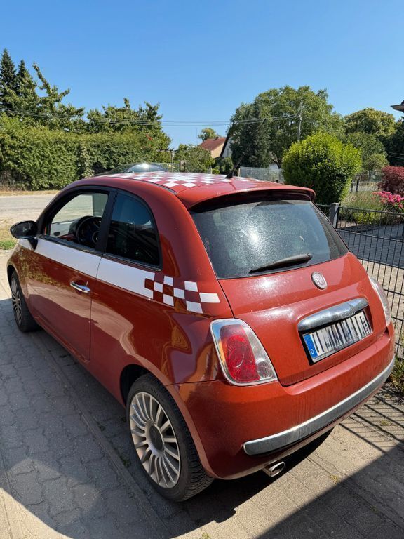 Orange Gebraucht 2008 Fiat 500 Kleinwagen | 3.500 € (Superpreis) - Bild 1/4