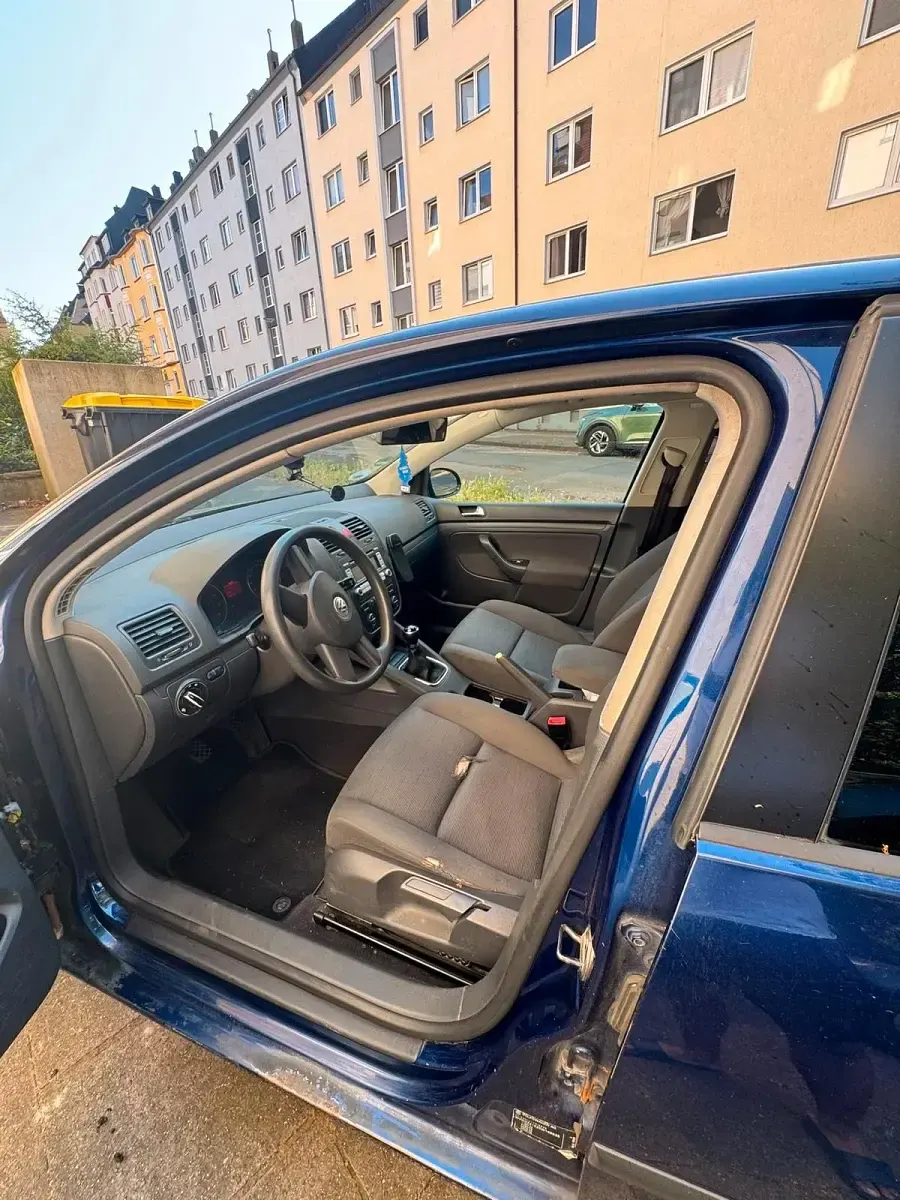 Gebraucht VW Golf V 2005 Blau Kleinwagen